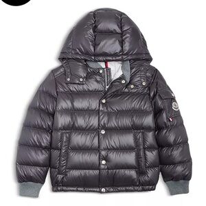 Moncler Kids Puffer Jacket - Shiny Gray